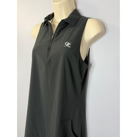 Peter Millar Carner Sleeveless Sport Golf Dress Crown Sport Black  Sz S - Picture 7 of 14